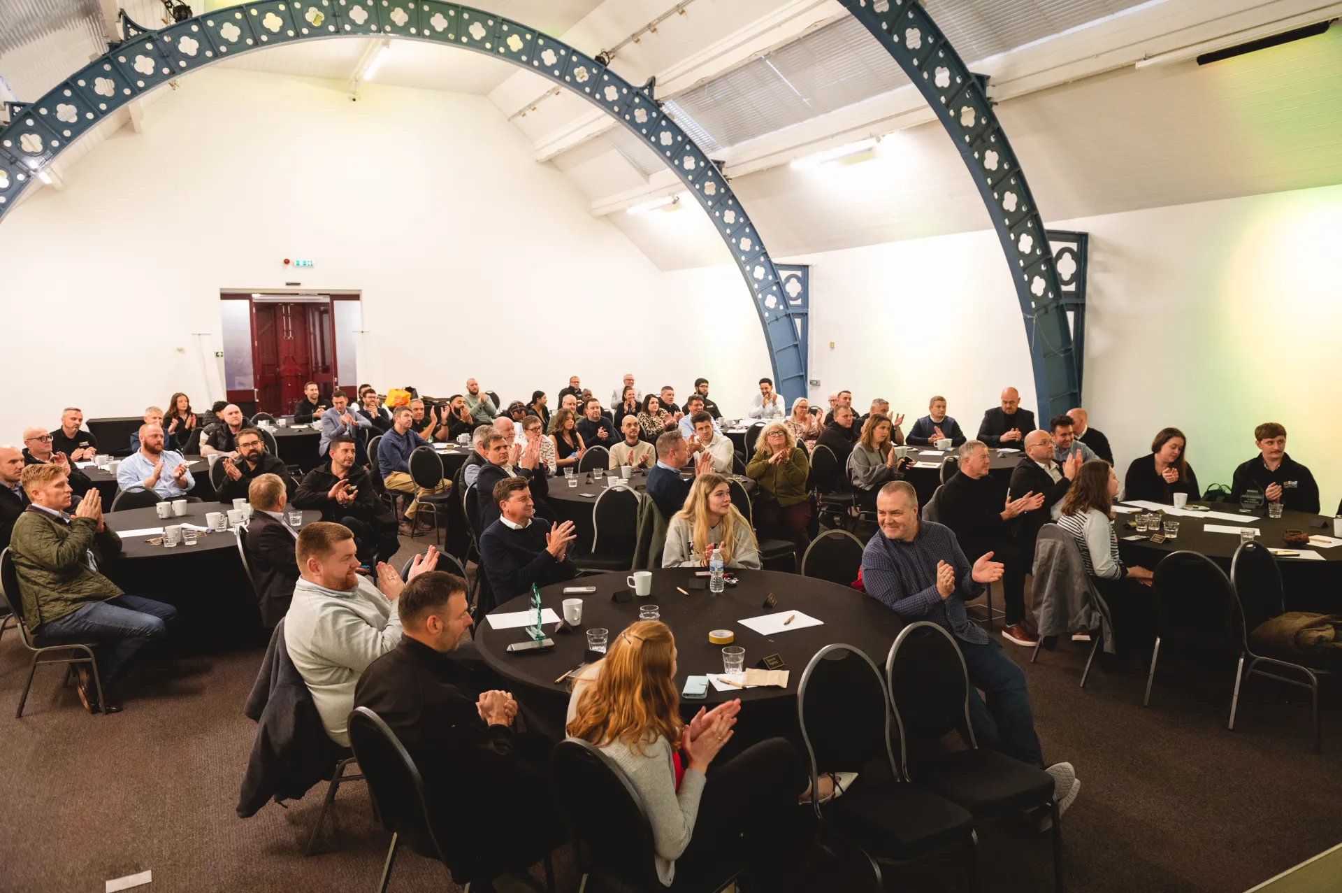 image of the BSN Group team at Site Connections, in the event room