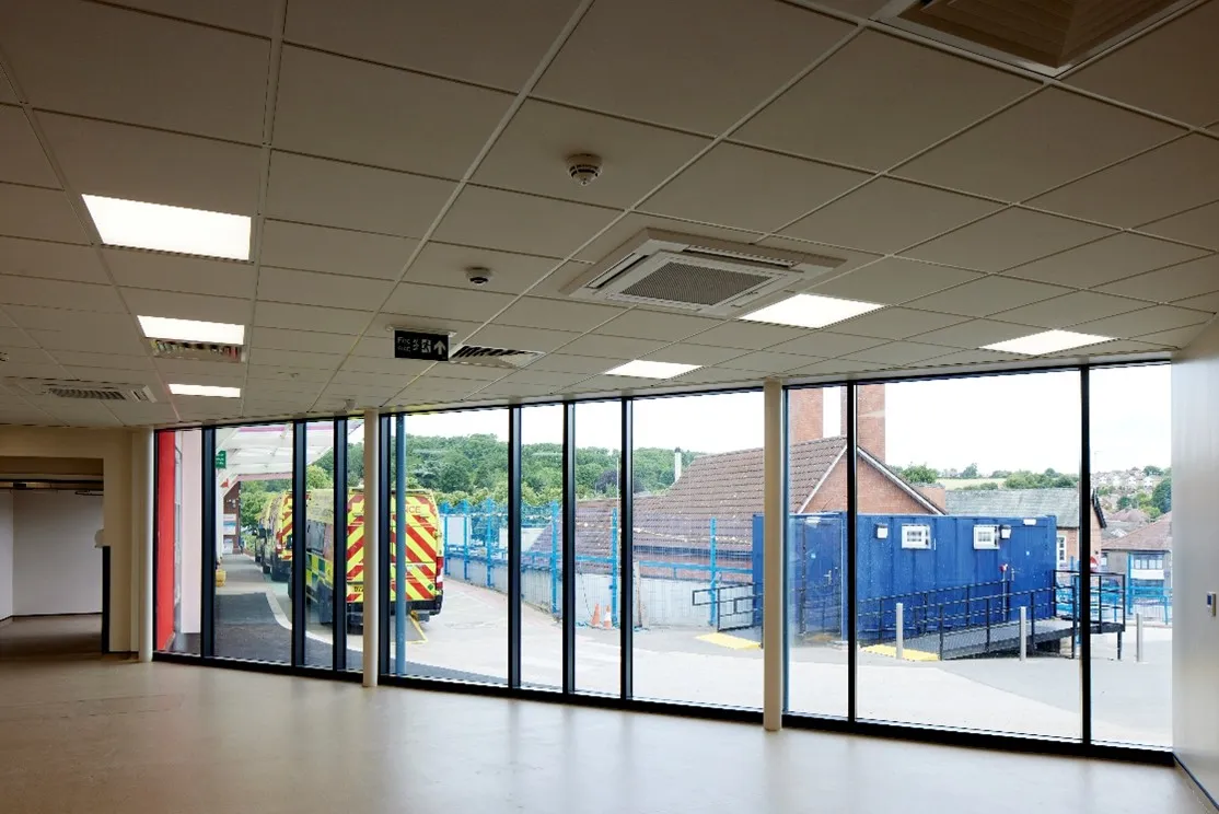 image of the internal works looking outside